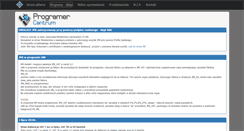 Desktop Screenshot of programer.pl