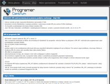 Tablet Screenshot of programer.pl